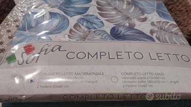 lenzuola in cotone matrimoniale 