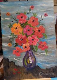 Nazareno Fregosi olio su cartoncino.