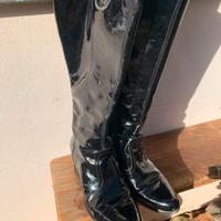 Stivali nero lucido Nero Giardini Nr. 35