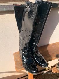 Stivali nero lucido Nero Giardini Nr. 35