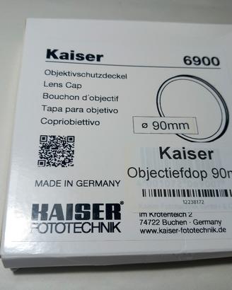 Copriobiettivo Kaiser 90mm
