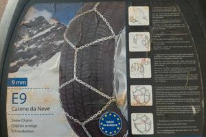 Catene da neve 9mm Gruppo 080 - Nuove MAI USATE.