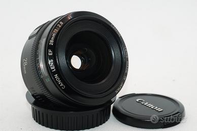 obiettivo Canon EOS EF 28mm AF lente full frame 