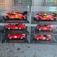 Tutte e 12 le Ferrari vincitrici Lemans 1/43