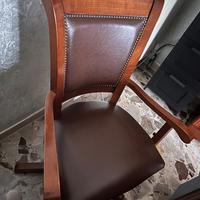 Poltrona legno per scrivania