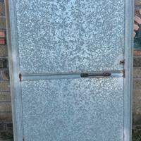 Porta in ferro zincato artigianale