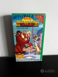 VHS Timon e Pumbaa Disney