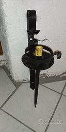 Candelabri in ferro battuto - 4 pz