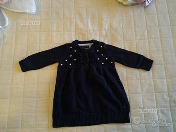 Vestito vestitino HILFIGER 6-9M bimba bambina