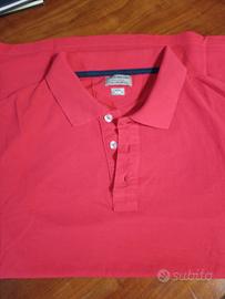 Polo Cotton & Silk rossa 