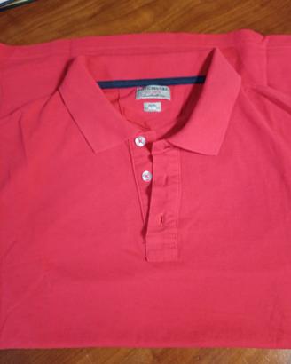 Polo Cotton & Silk rossa 