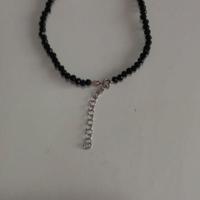 Bracciale unisex in vero corallo rosso e onice 