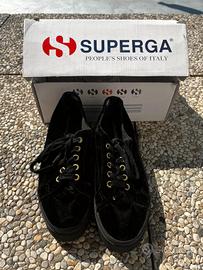 Superga cheap platform velluto