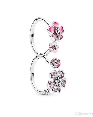 PANDORA Anello fiori di pesco 198091NCCMX