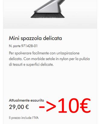 DYSON MINI SPAZZOLA DELICATA V11 V15 GEN5