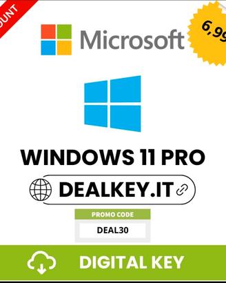 Key per windows 11 Home o Pro