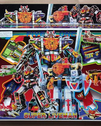 Robot Super Liveman 5 in 1 – vintage anni 80