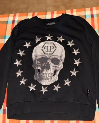 Felpa Philipp Plein originale Taglia L
