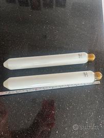 Lampadine  opale 60w Tubo bianco caldo E27