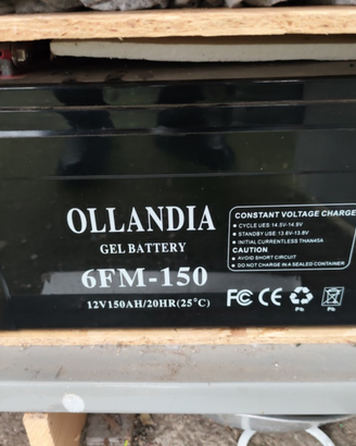 Batterie Gel 12 v. 150ah