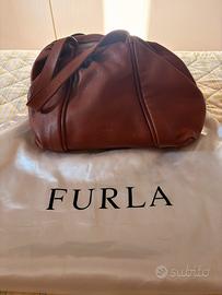 Borsa Furla in pelle marrone
