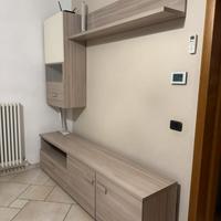 Mobile soggiorno moderno + ingresso con specchiera