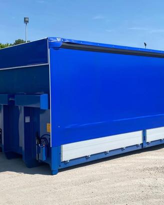 CONTAINER SCARRABILE NUOVO CENTINATO CON ALZA