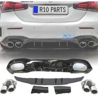 DIFFUSORE MERCEDES CLASSE A V177 AMG 18- SEDAN LOO