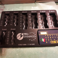 Vassoio separa monete, in plastica