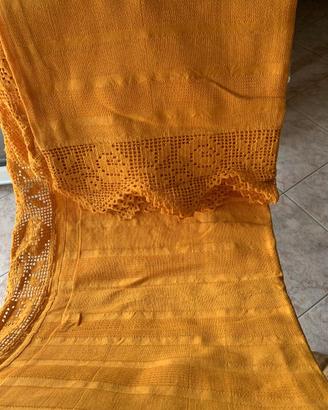 COPERTA MATRIMONIALE  NUOVA LAVORATA A MANO