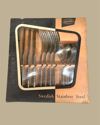 Set Posate Vintage Gense 12 Pz + Scatola Originale