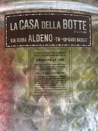 Botte in acciaio inox 700 litri