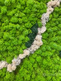 Quadro in lichene stabilizzato