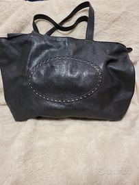 Borsa THE BRIDGE in pelle nera