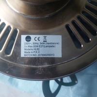 ventilatore e lampadario 