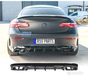 DIFFUSORE MERCEDES CLASSE E C238 16- AMG NERO LUCI