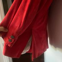 Giacca in pelle scamosciata daino