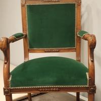 Poltroncine Impero cigno