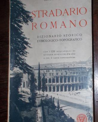Stradario romano benedetto blasi 1933 autografato