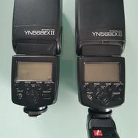 Flash a slitta Yongnuo 568ex II per Canon