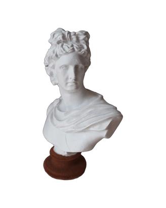 vaso busto Apollo scultura greca in resina 