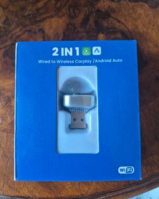 adattatore wireless per Android auto e Apple car p
