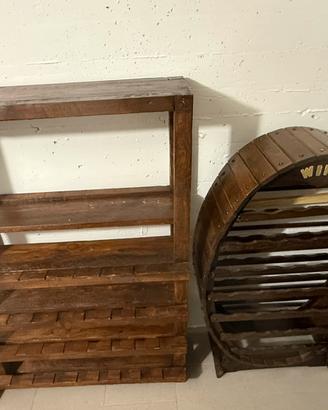 Cantine e scatole legno vino