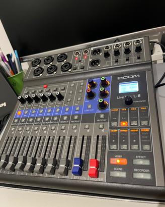 mixer digitali ZOOM live trak l-8