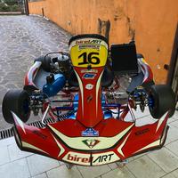 Go-kart telaio BirelArt 125 con motore kz9