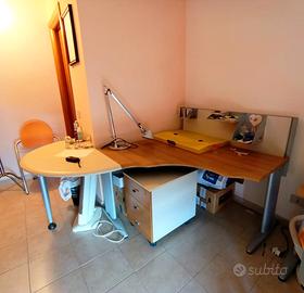 Ufficio Completo DOPPIO LAS Mobili - Serie Format/