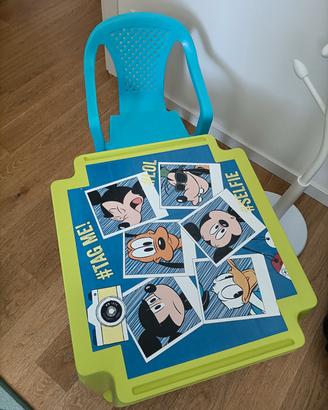 Tavolino e sedia bambini