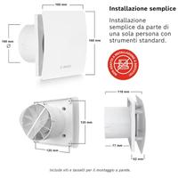 aspiratore bagno Bosch w100