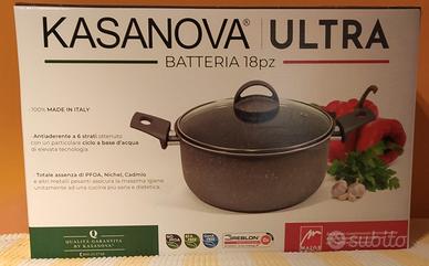 Batteria di pentole antiaderenti 18 pz