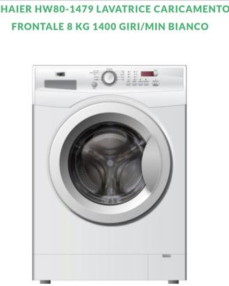 lavatrice haier 8kg 1400 giri A+++